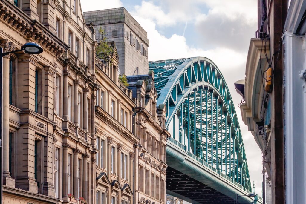 View of the Tyne Bridge From Grainer Town