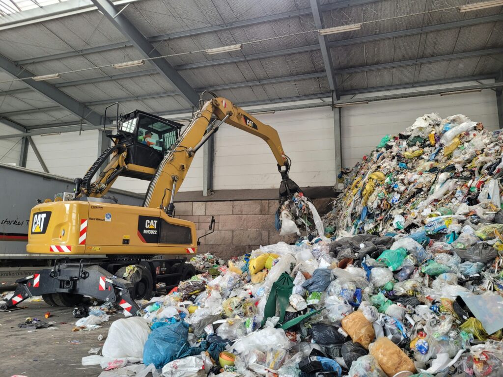 waste processing plant representing digital waste tracking